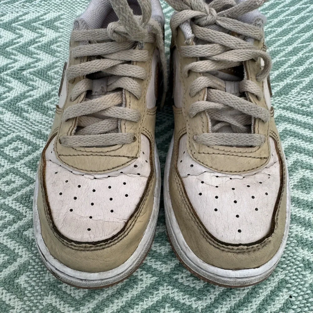 Size 13c - DQ5974-200 Preschool Nike FORCE 1 LV8‎ PS 'ALE BROWN'